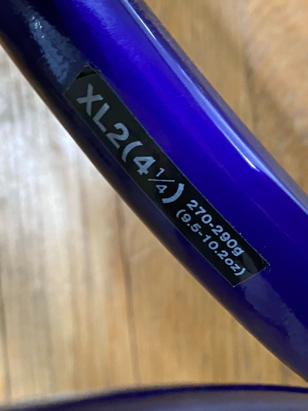 Yamaha EOS RZ Tennis Racket 110 Inches XL2 (4 1/4) (needs regrip) Yellow Purple - Picture 7 of 12